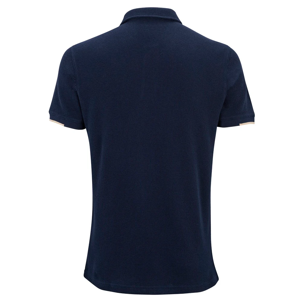 Polo Waffle Homme Marine - Image 3